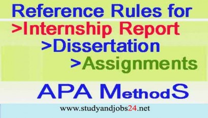 Internship/Dissertation Referencing: APA Style Shortcut for book references